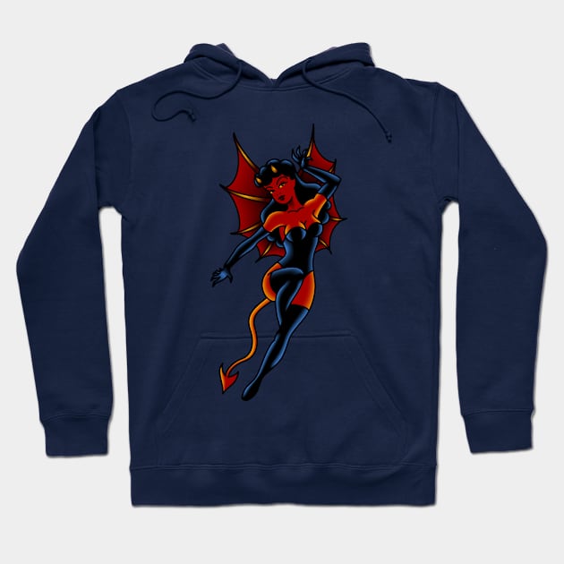 Flying Demoness Hoodie by OldSalt